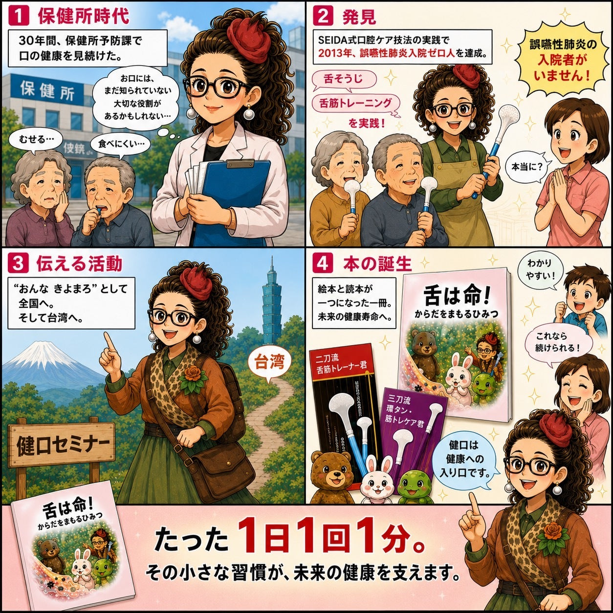 童話絵本&読本【舌は命!からだをまもるひみつ】
